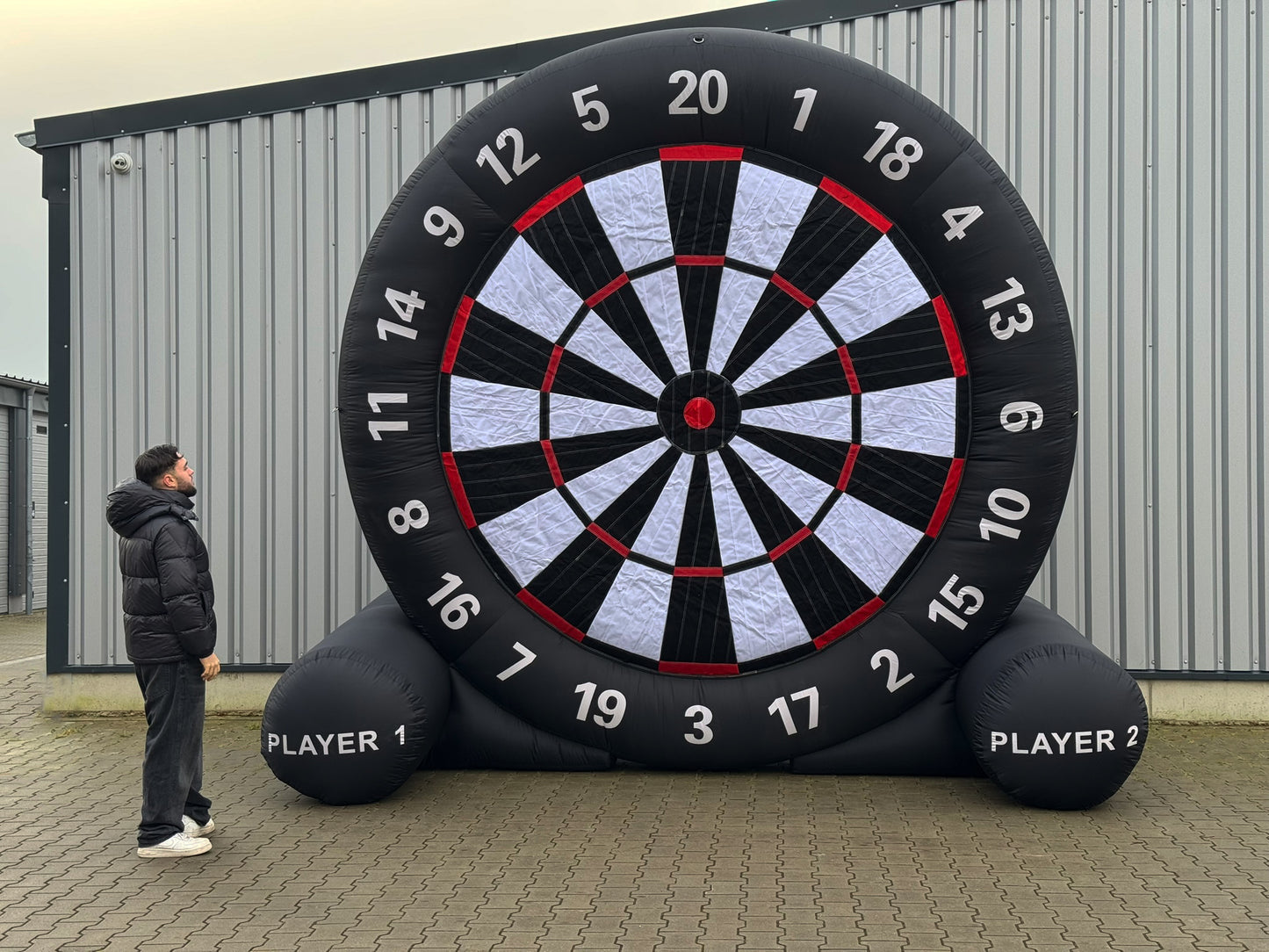 Aufblasbare Dartscheibe │ Fußballdart mieten Sottrum, Bremerhaven